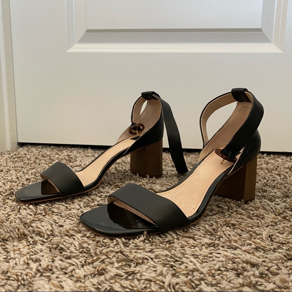 Black block heels from Louise et Cie, size 7.5